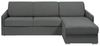 Vente-unique - CALIFE Sofa Stoff Grau - B 223 cm152 cm x H 85 cm x L 241 cm Bild 2
