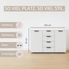 rauch Aditio Box, Kommode, 2-türig, 4 Schubladen, mit Softclose-Funktion, Farbe Beige, BxHxT 120x81x42cm Bild 5