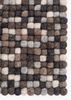 myfelt Stuhlkissen Filzkugel Sitzauflage eckig - 36 x 36 cm, 100% reiner Schurwolle, quadratisch, schmutzabweisend Bild 5