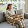 Relaxdays Bambus Laptop-Ständer Baum-Design Bild 2