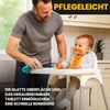 Retoo Hochstuhl Kinderstuhl Hochstuhl Kinderhochstuhl Babyhochstuhl Fütterungsstuhl (Packung), Sicher,stabil, leicht, kompakt, leicht zu reinigen, 2-in-1 Bild 4