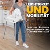 Retoo Hochstuhl Kinderstuhl Hochstuhl Kinderhochstuhl Babyhochstuhl Fütterungsstuhl (Packung), Sicher,stabil, leicht, kompakt, leicht zu reinigen, 2-in-1 Bild 5