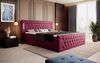 Boxspringbett Elegance mit LED, USB und Stauraum 140x200 Rot H2 Bild 3