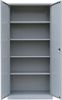 Stahl-Aktenschrank Metallschrank abschließbar Büroschrank Stahlschrank 195 x 92,5 x 60 cm Lichtgrau/Anthrazit 530368 Bild 4