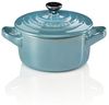 Mini Cocotte Metallics Karibik Poterie Le Creuset - Backofen geeignet Bild 1