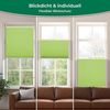 Allesin Plissee ohne Bohren Plissees Klemmfix Grün 75x130 cm(BxH), Plisseerollo Faltrollo mit Klemmträger, Jalousie Rollos für Fenster und Tür, Sichtschutz und Sonnenschutz Bild 4