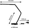 Paulmann No. 78912 LED Schreibtischleuchte FlexBar Schwarz 10,6W WhiteSwitch 3.000K Bild 5