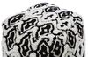 Pouf schwarz-weiß 45x45 cm ORAI Bild 5