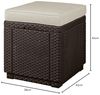 Keter Hocker, Sitz mit Kissen Keter Cube braun Bild 3
