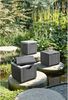 Keter Hocker, Sitz mit Kissen Keter Cube braun Bild 2