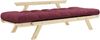 KARUP DESIGN BEBOP Futonsofa Gestell Natur Matratze Bordeaux Bild 3