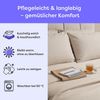 Wolkenfeld Kissenbezug Flanell Baumwolle Kopfkissenbezug - Premium Kissenbezug, (1 Stück), Größe 80x80, 40x80 und 70x90 cm, versteckter Reißverschluss Bild 5
