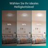 Philips LED-Deckenleuchte mit Fernbedienung, rund, 30 cm, dimmbar, Tunable White, Wohnzimmer, Schlafzimmer, kein Flimmern oder Blenden, modernes Design, weiß, 2er Pack Bild 5