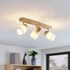 Lindby Deckenstrahler Wanessa, Holz IP20, 3 x 10 W LED Bild 3