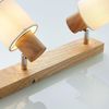 Lindby Deckenstrahler Wanessa, Holz IP20, 3 x 10 W LED Bild 5