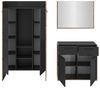 Garderoben-Set >Bueno< in Basalt - 215x189x37cm (BxHxT) Bild 5