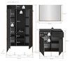 Garderoben-Set >Bueno< in Basalt - 215x189x37cm (BxHxT) Bild 2