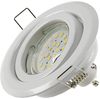 Decken Einbaustrahler Rund 98mm schwenkbar für 50mm LED Lampen Bild 2