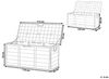 Aufbewahrungsbox LOCARNO 112 cm 50 cm Braun Bild 3