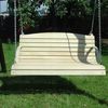 QLS Hollywoodschaukel, 3,00-Sitzer, Sitzbank für Gartenschaukel Schaukelbank 90 cm aus Holz Holzschaukel Bild 2