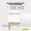 Schlafgut Spannbettlaken EASY Jersey Elasthan Boxspring, Jersey, Gummizug: rundum, (1 Stück), MADE IN GREEN by OEKO-TEX® Bild 4