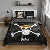 One Piece 3-teiliges Bettwäsche-Set – 1x Deckenbezug (240x220) & 2x Kissenbezug (65x65 cm) aus Polycotton Bild 2
