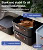 ROTHO Stapelbox 4er-Set Kiste mit Deckel Maloja 12l (Aufbewahrungsset, 3er-Set) Bild 4
