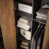 Mehrzweckschrank Ingo Anthrazit/Goldkraft Eiche 80 x 223.8 cm mit Schrankaufsatz Vicco Bild 4