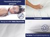 ZOLLNER Kopfkissen, Füllung: 90% Federn, 10% Daunen, Seitenschläfer, anti-allergisch, milbenresistent, weich, 40x80 cm, 90% Federn, 10% Daunen, vom Hotelwäschespezialisten Bild 5