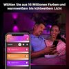 Philips Hue White & Color Ambiance Appear Outdoor Wandleuchte (1.180 lm), Doppelpack, dimmbare Wandlampe mit 16 Mio. Farben, smarte Lichtsteuerung über Sprache oder App, schwarz Bild 5
