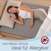 ELONEO Spannbettlaken 180x200cm, 140x200cm und weitere Größen, Gummizug: rundum, wasserdicht, für Hausstauballergiker geeignet Bild 4