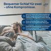 AM Qualitätsmatratzen Partnermatratze 1000 Federn 7-Zonen Taschenfederkernmatratze H2/H3, Höhe 24 cm, 160x200 cm Bild 2