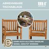 Teakholz Flexi-Sitz WOODIE inkl. 2 Stühle & Ablage in natur Bild 5