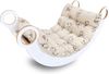Krabbeldecke für Baby Kissen für Kletterbogen 60x120 cm - Bodenkissen Kinder Matte für Montessori Spielbogen Wippe Kletter Bogen Polster Spieldecke für Kinderzimmer Giraffen Bild 2