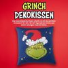 United Labels® Dekokissen The Grinch Kissen - Plüsch Zierkissen Kopfkissen 30 x 30 cm Bild 2
