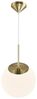 Nordlux Kugelleuchten Grant 25 Ø 25 Cm Messing 1-flammig Kugelförmig, Gold, metallisch, weiß, Glas, Metall, 2010563035 Bild 2
