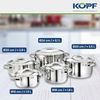 Kopf Topf-Set Kochtopfset Stilo, Edelstahl (5-tlg), inkl. 5 Edelstahldeckel, Induktion Bild 2