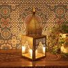 Orientalisches Windlicht Modena Gold M Bild 2