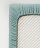 fleuresse Mako-Satin Spannbettlaken Bettlaken Colours 100x200 cm Aqua Bild 3