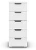 rauch Aditio Box, Kommode, 5 Schubladen, mit Softclose-Funktion, Farbe Weiß, BxHxT 40x100x42cm Bild 5