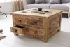 riess-ambiente Couchtisch IRON CRAFT 70cm natur, Wohnzimmer· Massivholz · eckig · Truhe · mit Schubladen · Industrial Bild 5