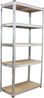 4x Schwerlastregal verzinkt 180x90x40 je 5 Böden pro Regal 875 kg Traglast Regal Lagerregal Steckregal Kellerregal Werkstattregal Bild 3