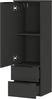 Germania GW-CRANDON Mediumschrank 0264, Graphit, 36 x 111 x 34 cm (BxHxT) Bild 5