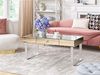Beliani Couchtisch Silber mit Schublade verspiegelt NESLE Bild 2