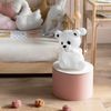 Niedliche LED-Nachttischlampe in Form eines Teddybären in schönen Farben für Kinderzimmer, 9,2x13 cm, Atmosphera Bild 4