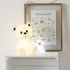 Niedliche LED-Nachttischlampe in Form eines Teddybären in schönen Farben für Kinderzimmer, 9,2x13 cm, Atmosphera Bild 3