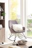 Homexperts 'VICTOR' Schaukelstuhl, grau, B 74 x H 94 x T 85 cm Bild 2
