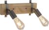 JUST LIGHT 13472-79 Wandleuchte Slat 2-flammig Vintage-Stil Holz Bild 5