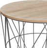 Atmosphera Couchtisch mit abnehmbarer Platte im charmanten Stil, Schwarz, Ø 39,5 cm Bild 3