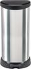 CURVER 184106 Treteimer, 40 l, Polypropylen, Metalleffekt, 30 x 34,9 x 69,7 cm Bild 2